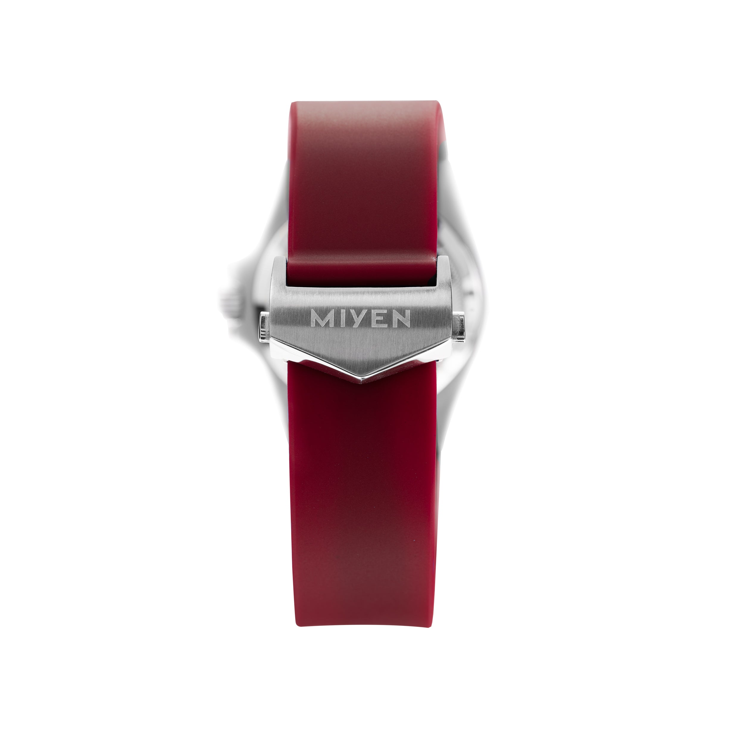 ABYSS - Red rubber strap