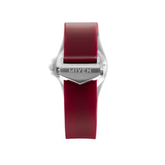 ABYSS - Red rubber strap