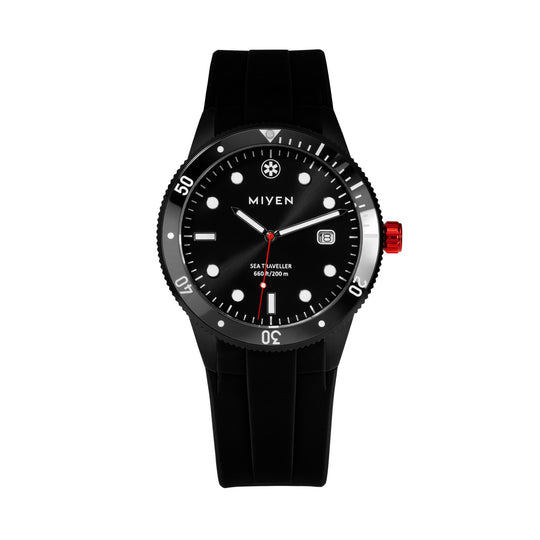 SEA TRAVELLER - Schwarzes Armband
