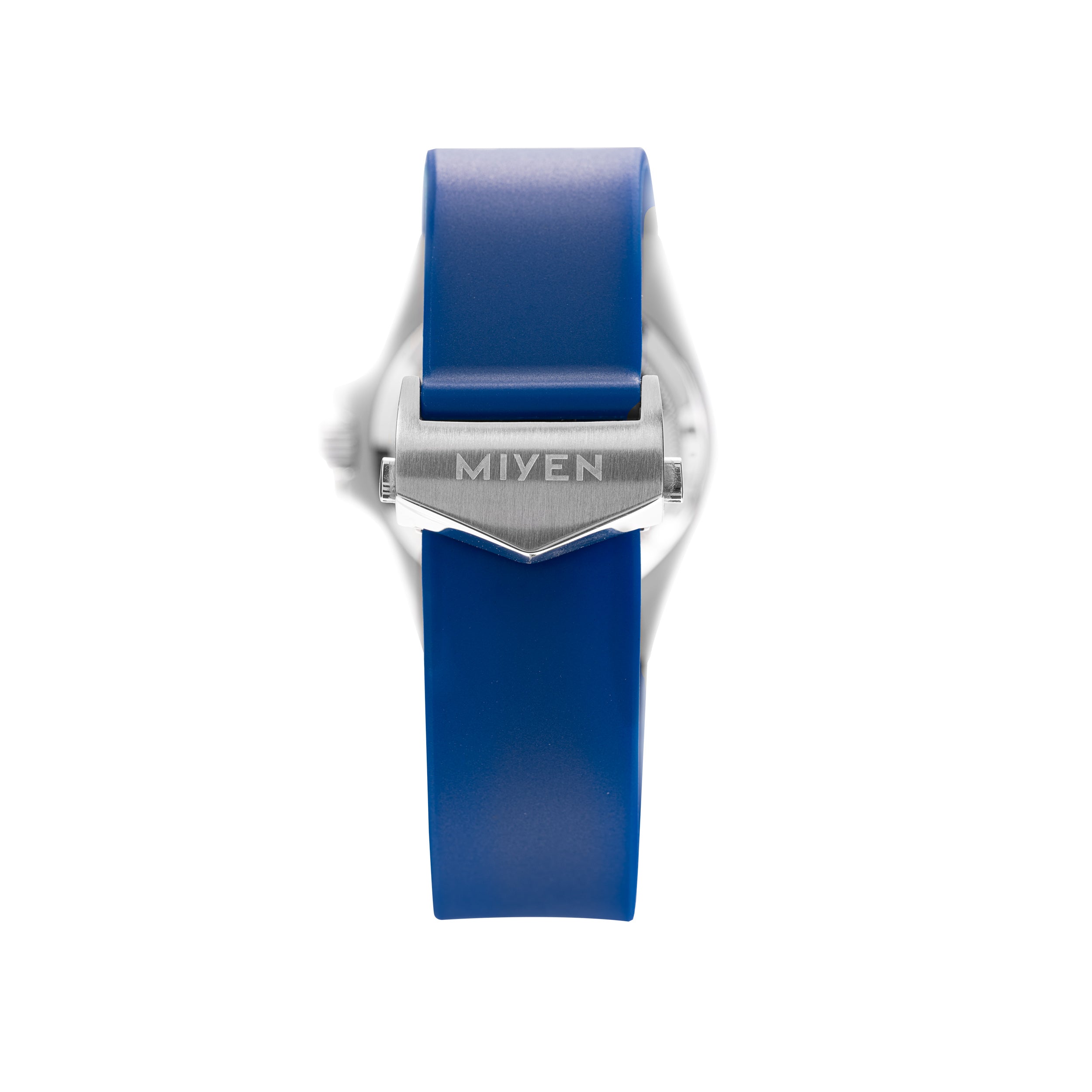 ABYSS - Blue rubber strap