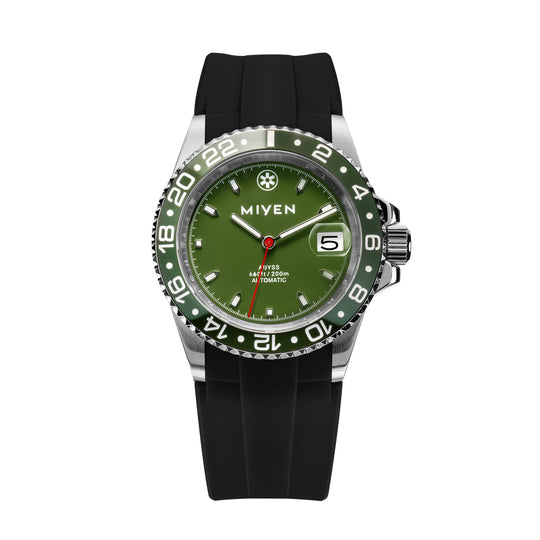 ABYSS Green - Schwarzes Armband