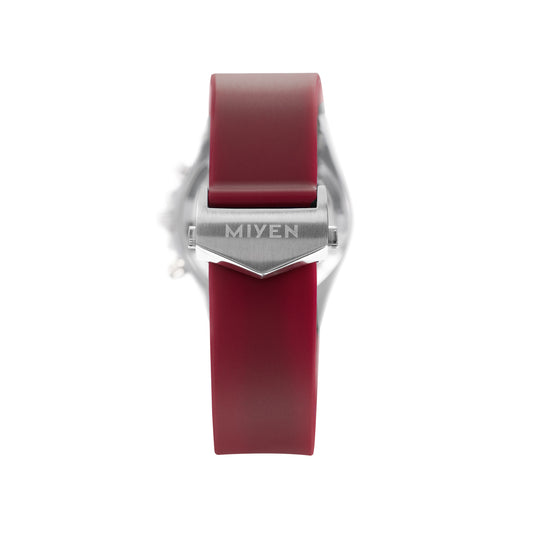 VOYAGER - Red rubber strap