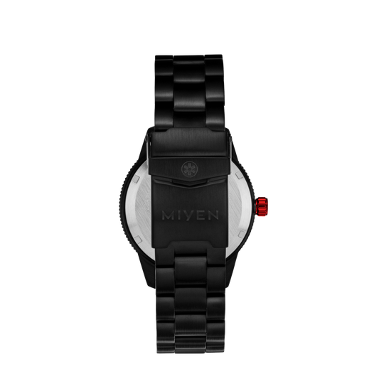 SEA TRAVELLER - Stainless steel strap in black